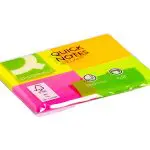 Blocos Aderentes Q-Connect KF10510 40x50mm - Pack 4 Cor Neon X 50fl