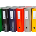 Pastas Arquivo Carton. 80P - Larga Lomb.80 C/Caixa Micro Desmontável - Pack 10