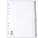 Separadores Plast. A4 - 1/31 Cinza KF01898 - 32579