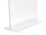 Suporte Metacrilico Porta Preços A5 - Em T KF04175  39935 - Image 2