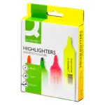 MARCADORES Q-CONNECT KF01116 FLUORESCENTE BOLSA C/4 CORES 25837