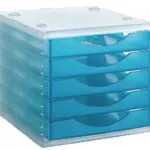 ARMARIO C/5 GAVETAS KF18421 AZUL 34X27X25.5  49301