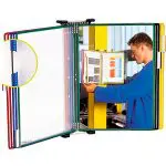 SUPORTE PORTA CATALOGO PAREDE TARIFOLD 414109 C/10 BOLSAS A4 PVC 76162