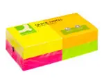 BLOCOS ADERENTES Q-CONNECT KF10508 - 75X75  4 CORES NEON - PACK12 (28603) - Image 3