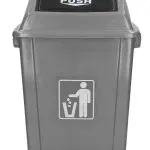 CESTOS PLASTICO COM TAMPA KF16747 40L 75174