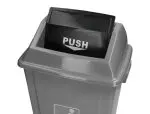 CESTOS PLASTICO COM TAMPA KF16747 40L 75174 - Image 2