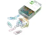 CLIPS Nº.2 PLASTICO CORES ZEBRA KF02024 - 28mm 28727 CX C/100
