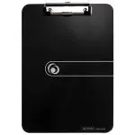 PRANCHETA PLASTICO PORTA NOTAS HERLITZ A4 4MM PRETO 69911