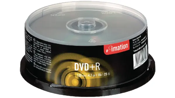 DVD + R IMATION 4.7GB 16X 120min SPINDLE C/25 - IMA21749