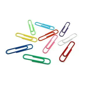 CLIPS Nº.10 PLASTIFICADOS CORES 50mm SDI 0795 - CAIXA 100