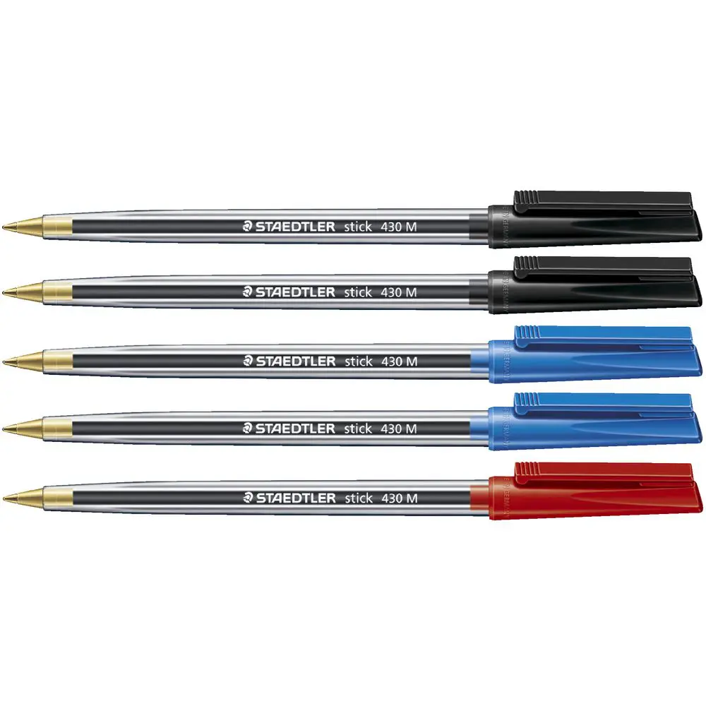 Esferograficas Staedtler Stick 430 M - Caixa 50 Esferograficas Staedtler Stick 430 M - Caixa 50