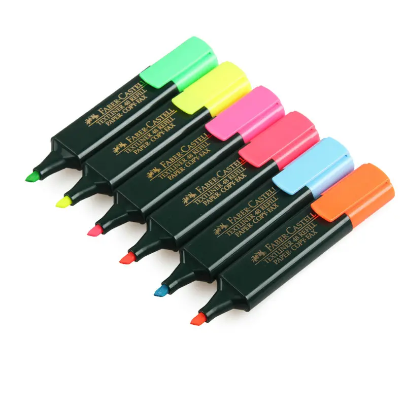 Marcadores Faber 48 Fluorescente