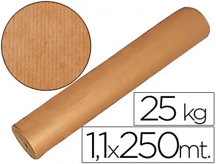 Papel Embrulho Kraft 1,10 x 250mt 70gr - Rolo 25kg  38011