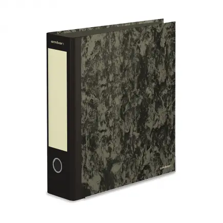 Pastas Arquivo Ambar 10PA13C - Basic Black 8cm