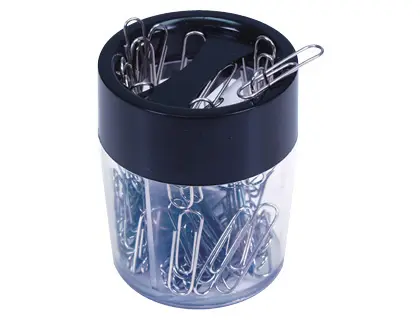 Porta Clips Plastico Magnetico KF02133 Preto 31619