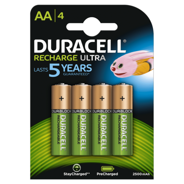 Pilhas Recarregaveis AA Duracell StayCharged 59561 Pack 4