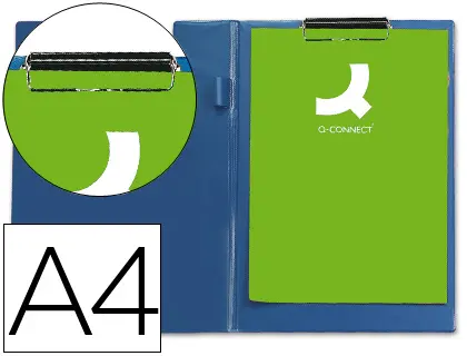 PRANCHETA PLASTICO PORTA NOTAS A4 COM CAPA KF01301 AZUL 26152