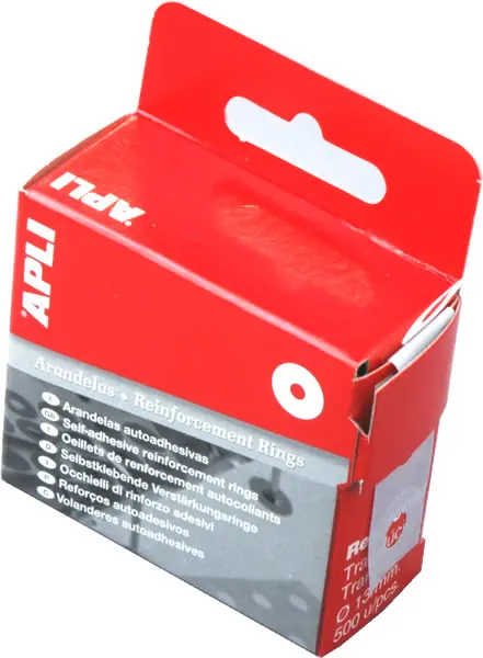 REFORÇOS APLI 07111  - 13mm BRANCO CAIXA 500