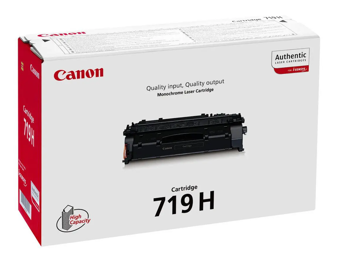 TONER CANON 719H - LBP6300dn/6650DN - PRETO ALTA CAP.6400pg