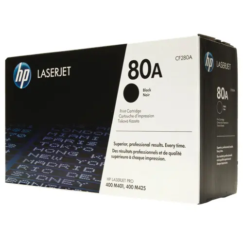 TONER HP CF280A - PRETO Nº80A PRO400 M401/425 2700pg