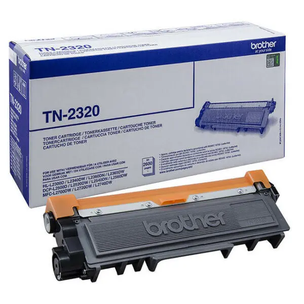 TONER BROTHER TN2320 - PRETO ALTA CAP.2600pg