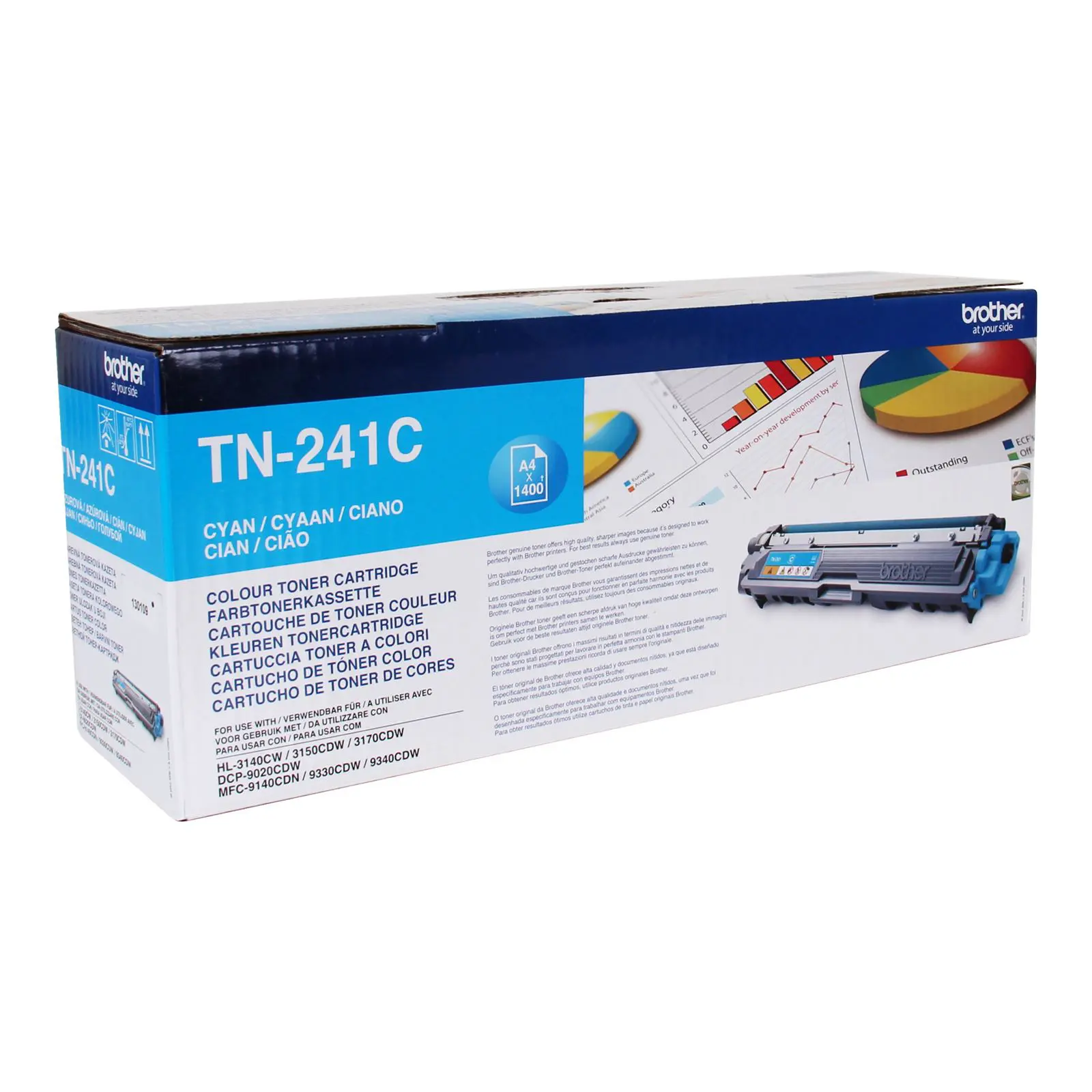 TONER BROTHER TN241C - HL3140CW AZUL 1400pg*