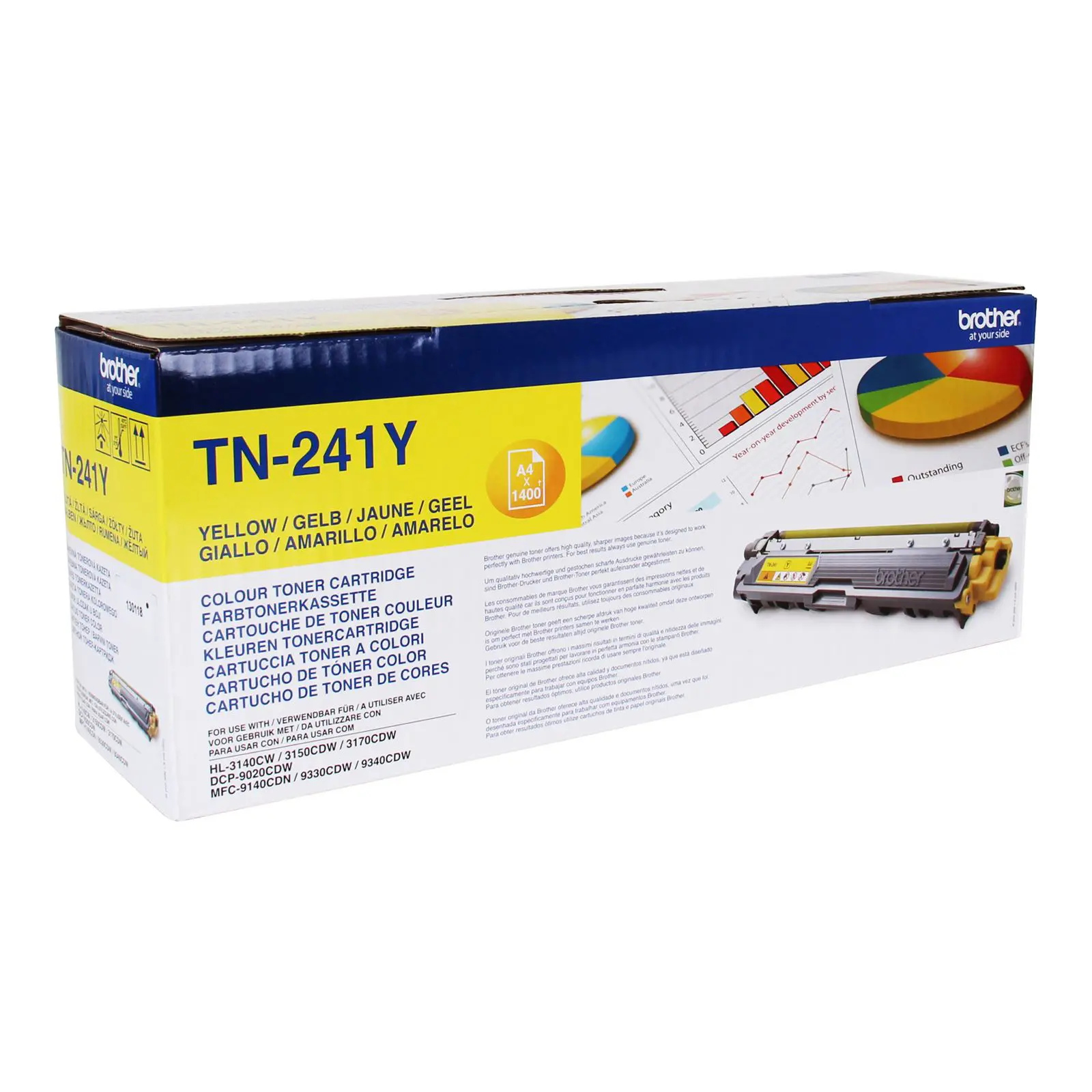 TONER BROTHER TN241Y - HL3140CW AMARELO 1400pg*