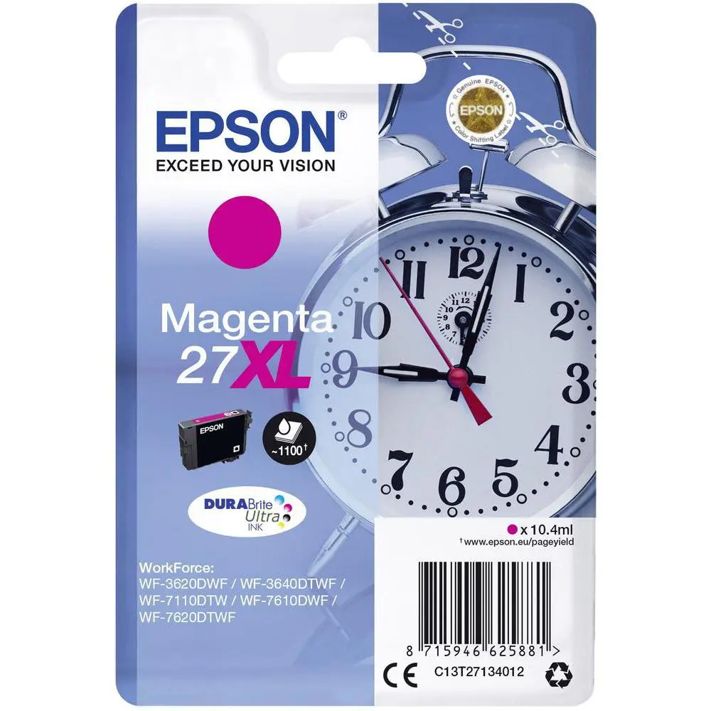 TINTEIROS EPSON T2713 4010 - Nº27XL MAGENTA 1100pg