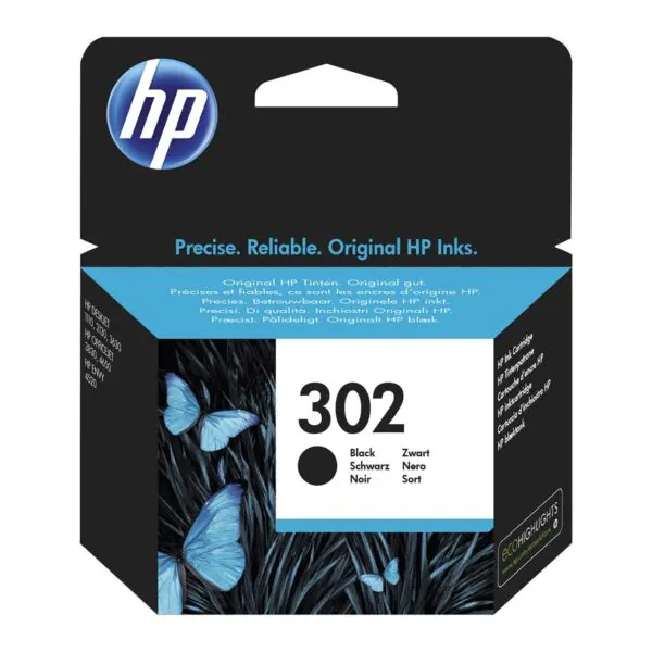 TINTEIROS F6U66A HP - Nº302 PRETO *190pg