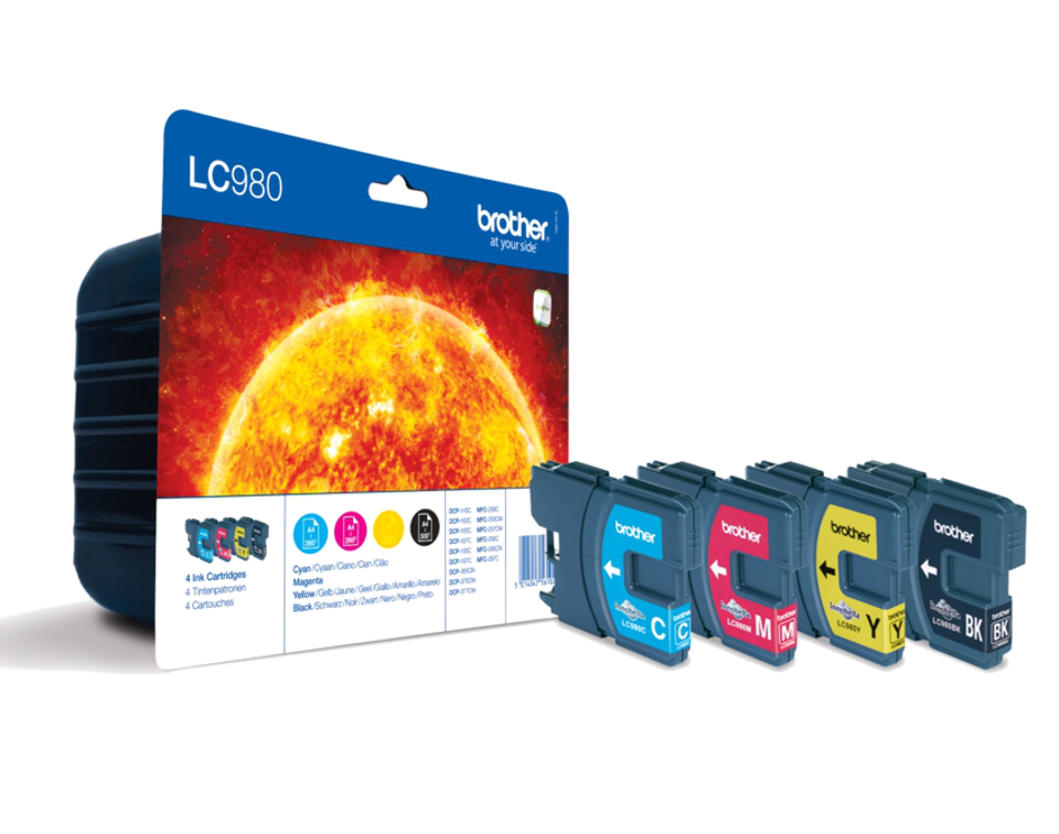 Tinteiros Brother LC980VAL - Pack 4 Cores
