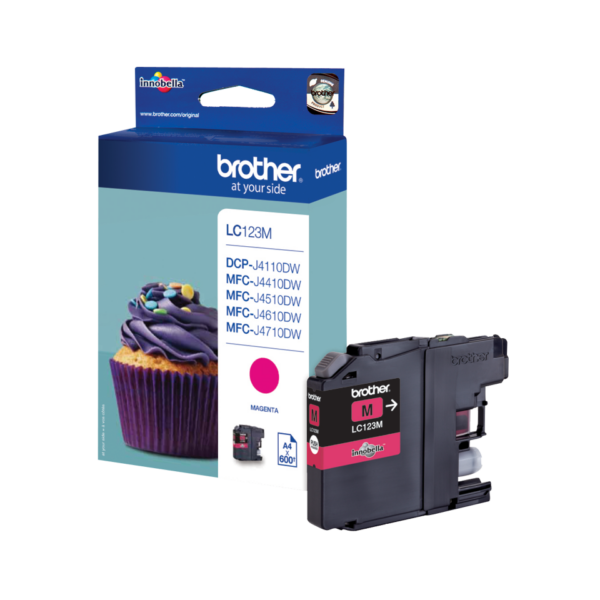 TINTEIROS BROTHER LC123M - MAGENTA