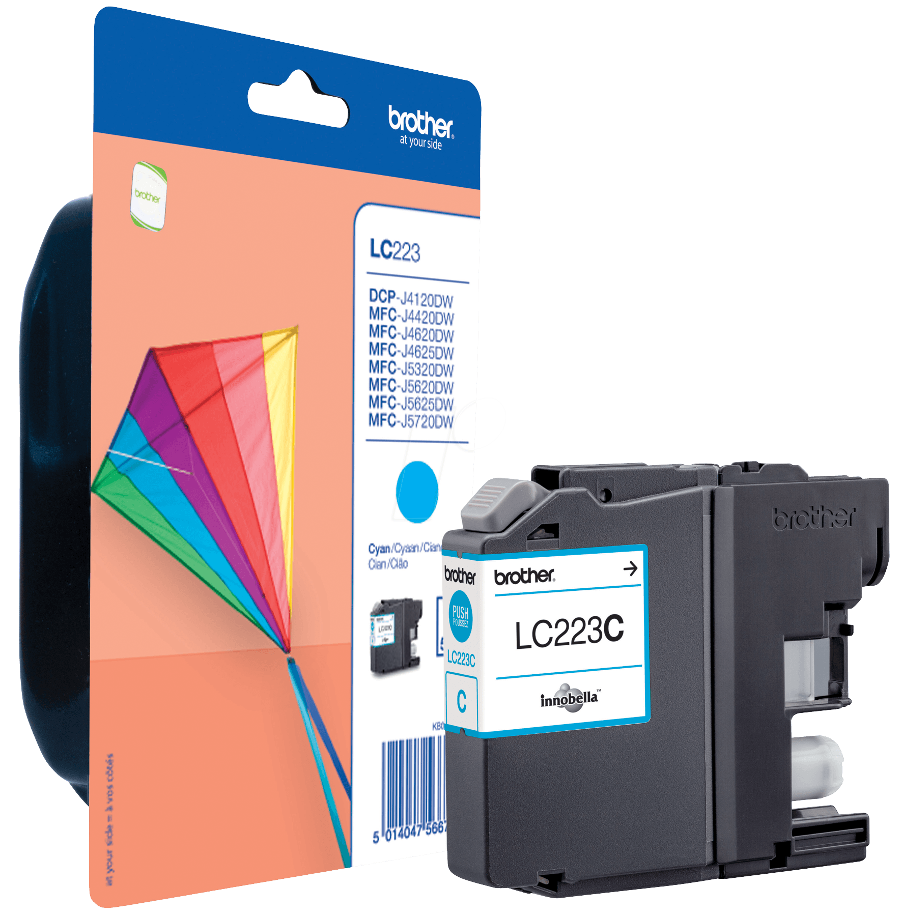 TINTEIROS BROTHER LC223C - AZUL 550pg