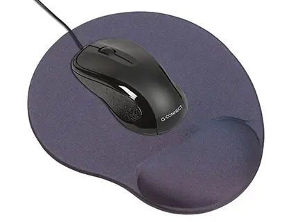 TAPETES RATO CONNECT KF02213 - APOIO PULSO GEL - PRETO 31748