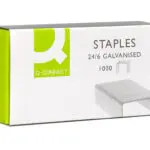 Agrafes Q-Connect KF01278 Nº24/6 - 22/6 Caixa 1000 - Pack 10cx
