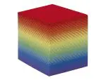 BLOCOS PAPEL CORES 90X90X90 680FL 80GR COLADO ARCOIRIS 78605 - Image 2