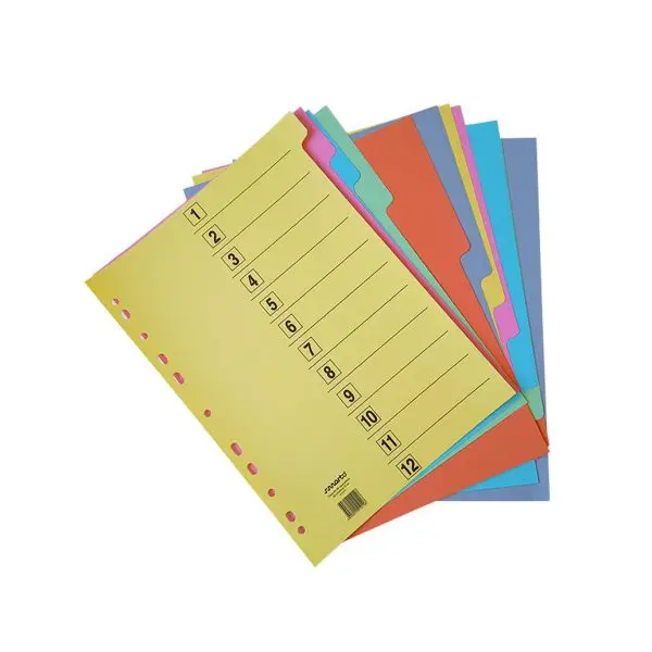 SEPARADORES CARTOLINA - JOGOS 12 - NUM.1ªFL