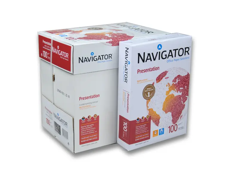 Papel A4 Navigator 100gr Presentation Caixa 5x500fl