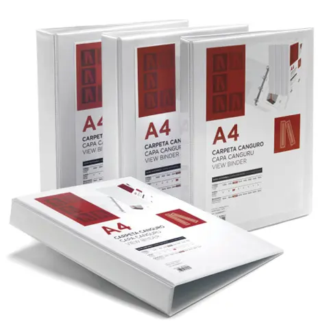 PASTAS CANGURU LIDERP.31322 KG22 A4 LOMB.40mm