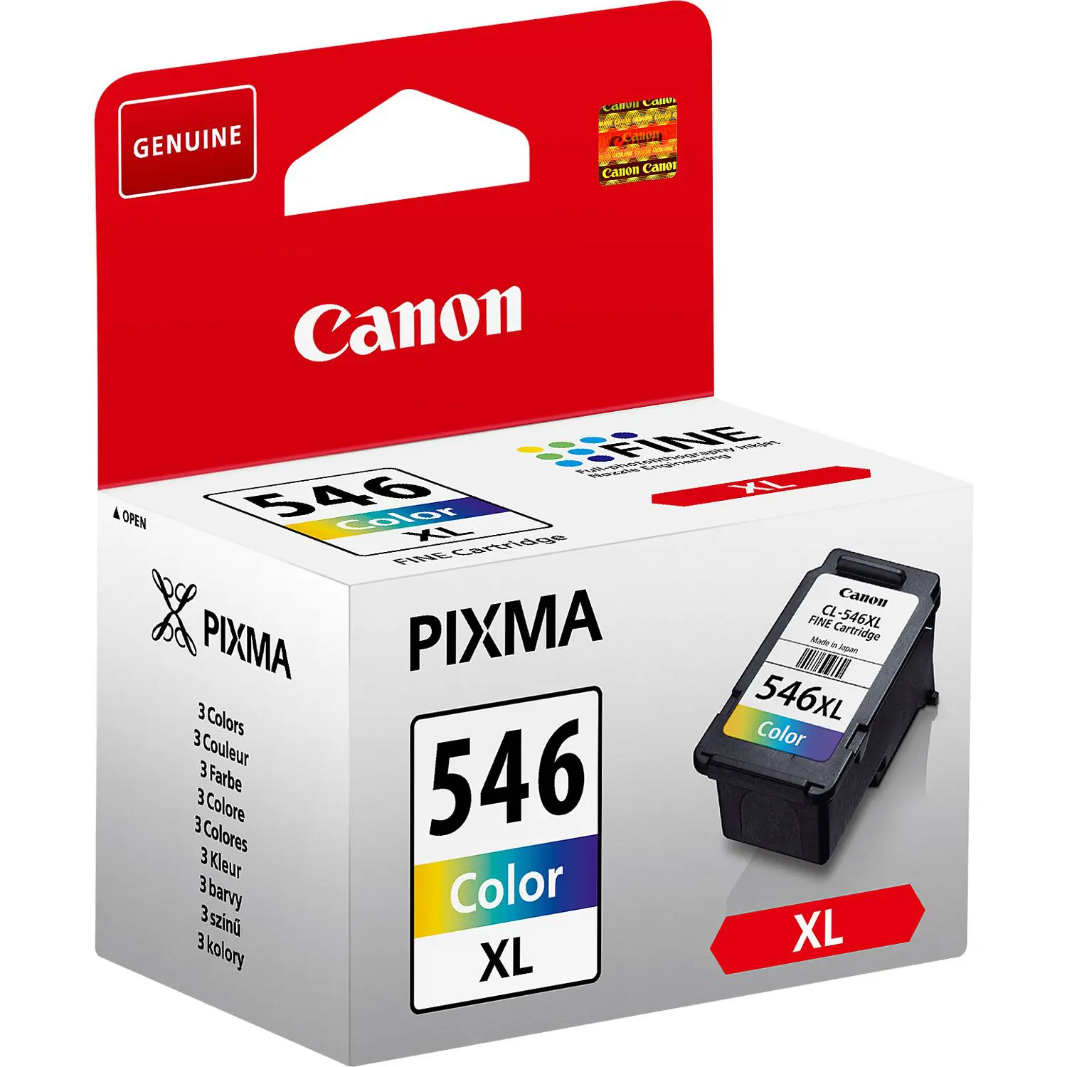 TINTEIROS CANON CL546XL - COR 546XL ALTA CAP.300pg