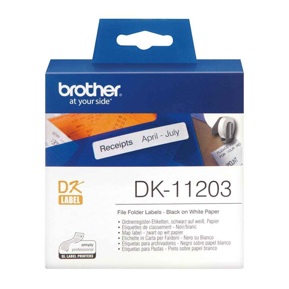 ETIQUETAS BROTHER DK-11203 - 17X87 300uni