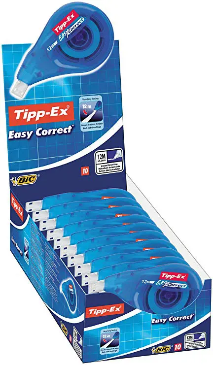 CORRECTOR TIPP EX EASY 8290351 - 4,2mmX12m 49331 - CAIXA 10