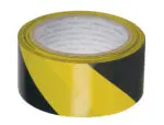 FITA ADESIVA DE SINALIZAÇAO KF04383 PRETO/AMARELO 4,8x20m 37696 - Pack c/6 ROLOS - Image 2