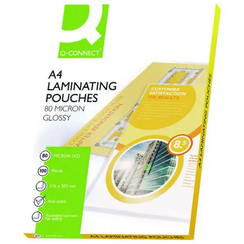 Bolsas Plastificar 80 Mic 216X303 A4 63428 KF04114 - C/100