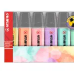 MARCADORES STABILO BOSS ORIGINAL PASTEL 70/6-2 - CRT C/6 CORES PASTEL FLUOR.64353