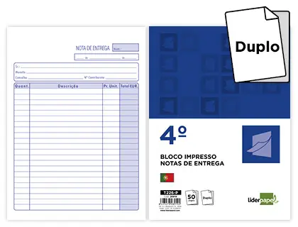 BLOCOS NOTA ENTREGA 144X210 ORIG.+COPIA 28919 REF.226 Pack c/5