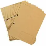 PASTAS CARTOLINA A4 KRAFT C/FERRAGEM E FURAÇAO 147C