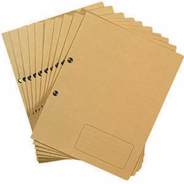 PASTAS CARTOLINA A4 KRAFT C/FERRAGEM E FURAÇAO 147C