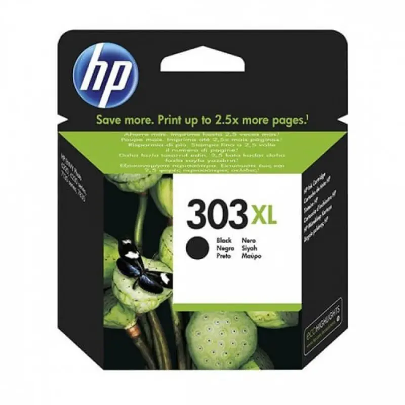 TINTEIROS HP T6N04A - Nº303XL PRETO ENVY PHOTO 600pg