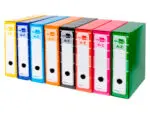 PASTAS ARQ. AZ83 FILING SYSTEM A4 LOMB.80 C/CAIXA - PACK C/8 CORES SORT.79722
