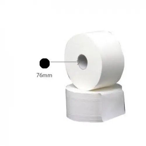 PAPEL HIGIENICO JUMBO F.DUPLA AMOOS J621827.3 TUBO76  180mt - EMB.C/12 ROLOS